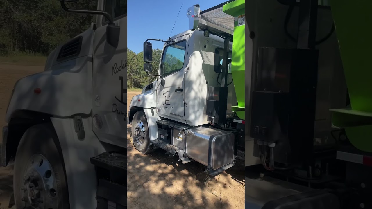 20 yard dumpster for a customer in Normangee, Texas.