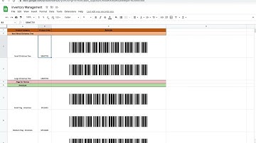 Create Barcode, QR Code & track your inventory all in Google Sheet. (Scan using Android/iPhones)