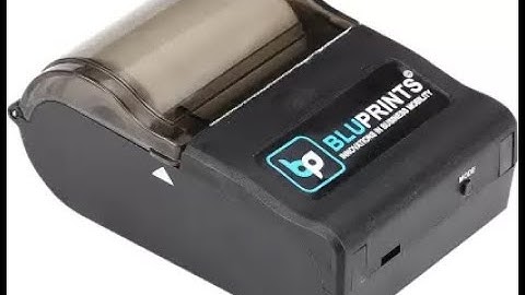 BLUPRINT Thermal Receipt Printer-Unboxing & Installation