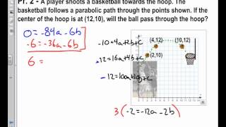 Lesson 43 Modeling with Quadratic Functions