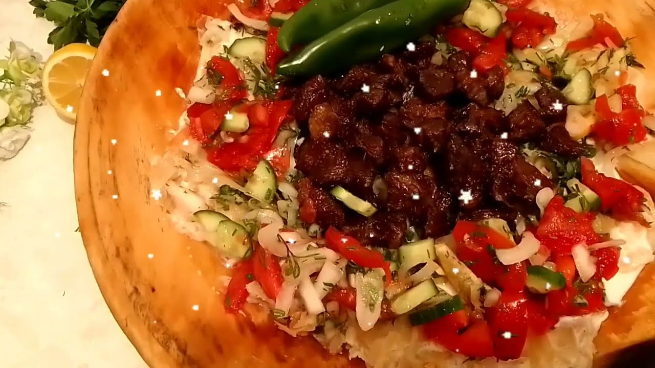 🌿курутоб с мясом очень вкусно 🌿 - YouTube