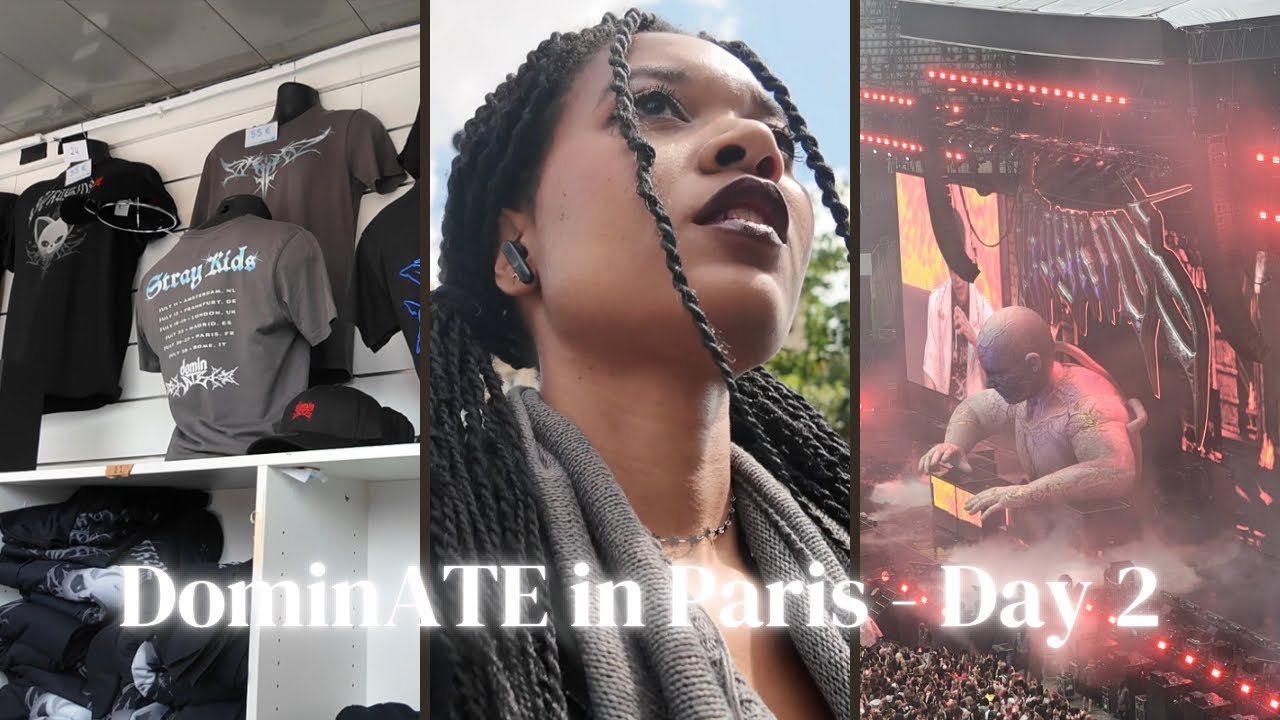 [stay vlog] ❦ DominATE in Paris - Day 2 | buying merch, dlc m/v café, freebies haul...