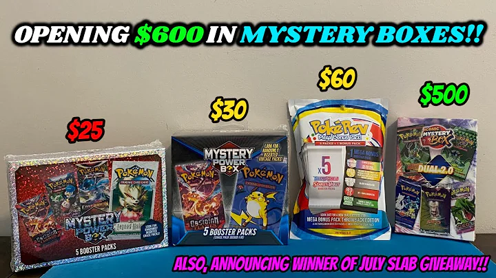 $500 POKEMON MYSTERY BOX vs $25 POKEMON MYSTERY BOX!! + GIVEAWAY! (pokemon card opening)