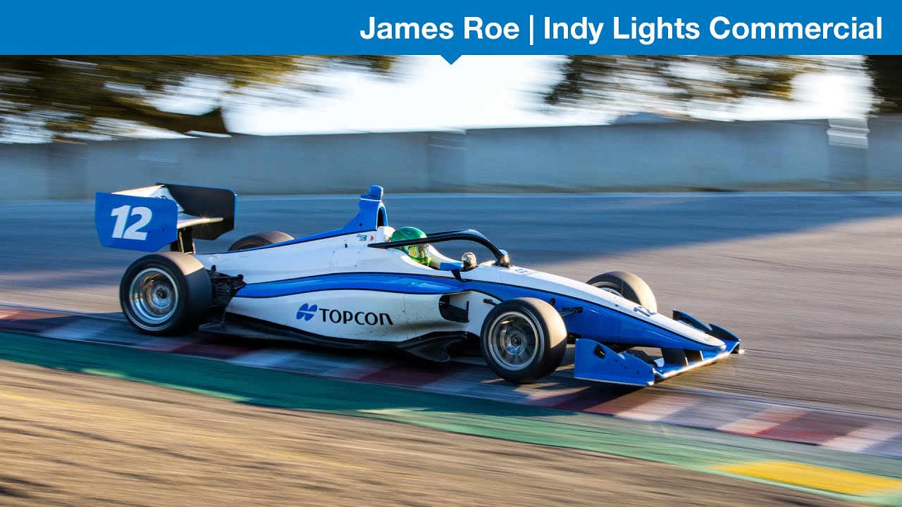 Indy Lights 2022 Season Commercial with James Roe | Topcon