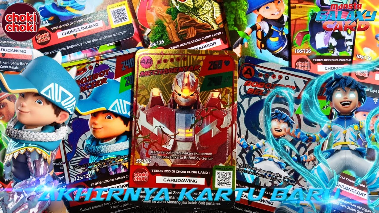 AKHIRNYA BREWEK KARTU BARU SEASON 2 BATCH 2 !!! Unboxing Choki Choki Boboiboy Monsta Galaxy Card