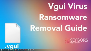 Vgui Virus [.vgui Files] Removal & Decrypt Guide [Free]