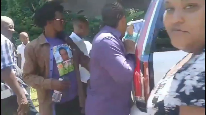 The funeral service for the late Deronie  Samuel ( cousin)