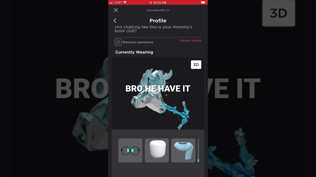 BV0J GOT THE PROFILE ROBLOX EMOTE THING