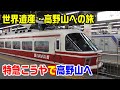 （１）世界遺産の高野山への旅～南海電車・特急こうやにて高野山へ～高野山ケーブル～20210722-02～Japan Rallway Nakai Koya Line～