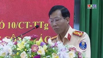 Công an tỉnh Long An tổ chức Hội nghị về tăng cường công tác bảo đảm trật tự an toàn giao thông