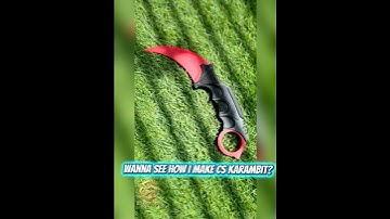 ⚔️ 3D printed CS:GO Karambit 🔥 From game to real life! #CSGO #Karambit #3DPrinting #GamerLife