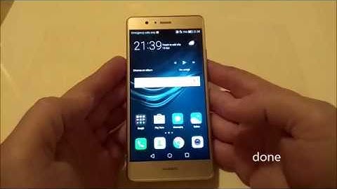 huawei p9 lite factory reset