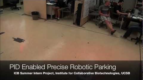 PID Enabled Precise Parking with iRobot Create (Summer 2012)