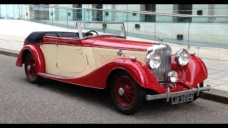 1936 Bentley 4 1/4 All Weather Tourer by Vanden Plas "For Sale" 1936 Bentley 4 1 2 Litre Vanden Plas Tourer