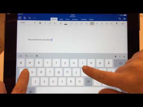 Video: Kuinka kirjoitan ohjelman Wordissa?