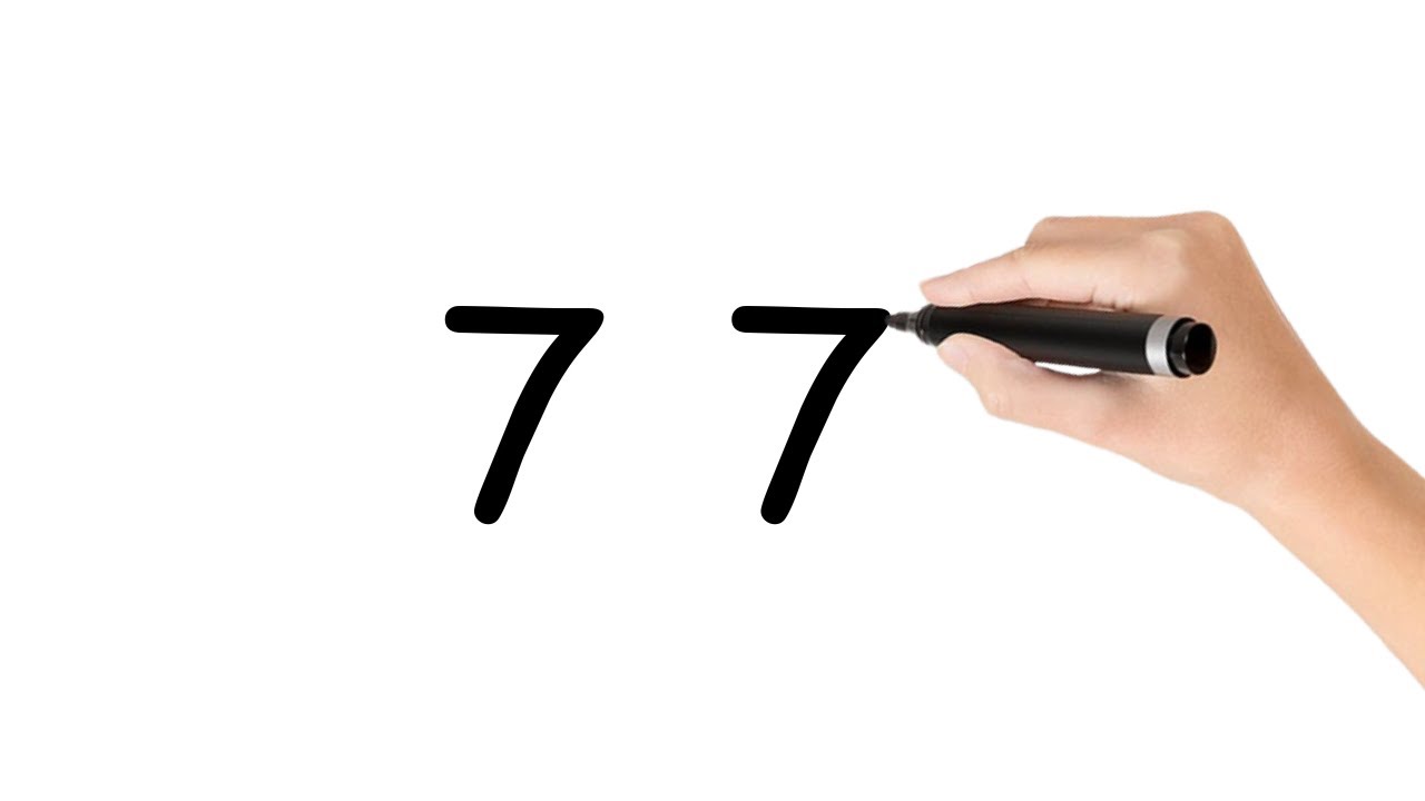 How To Draw Elephant From 77 Number l Elephant Drawing Step By Step ...