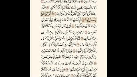تلاوة سورة الزخرف من آية 79 إلى 89