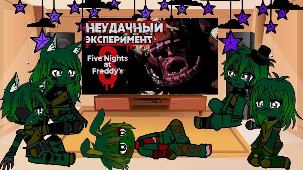 Реакция фнаф3 на ,, Обзор Фнаф 3 