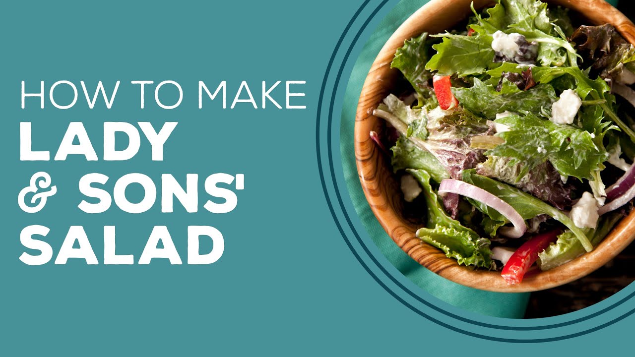 lady and sons blue cheese dressing Blast from the Past: Lady & Sons' Salad Recipe