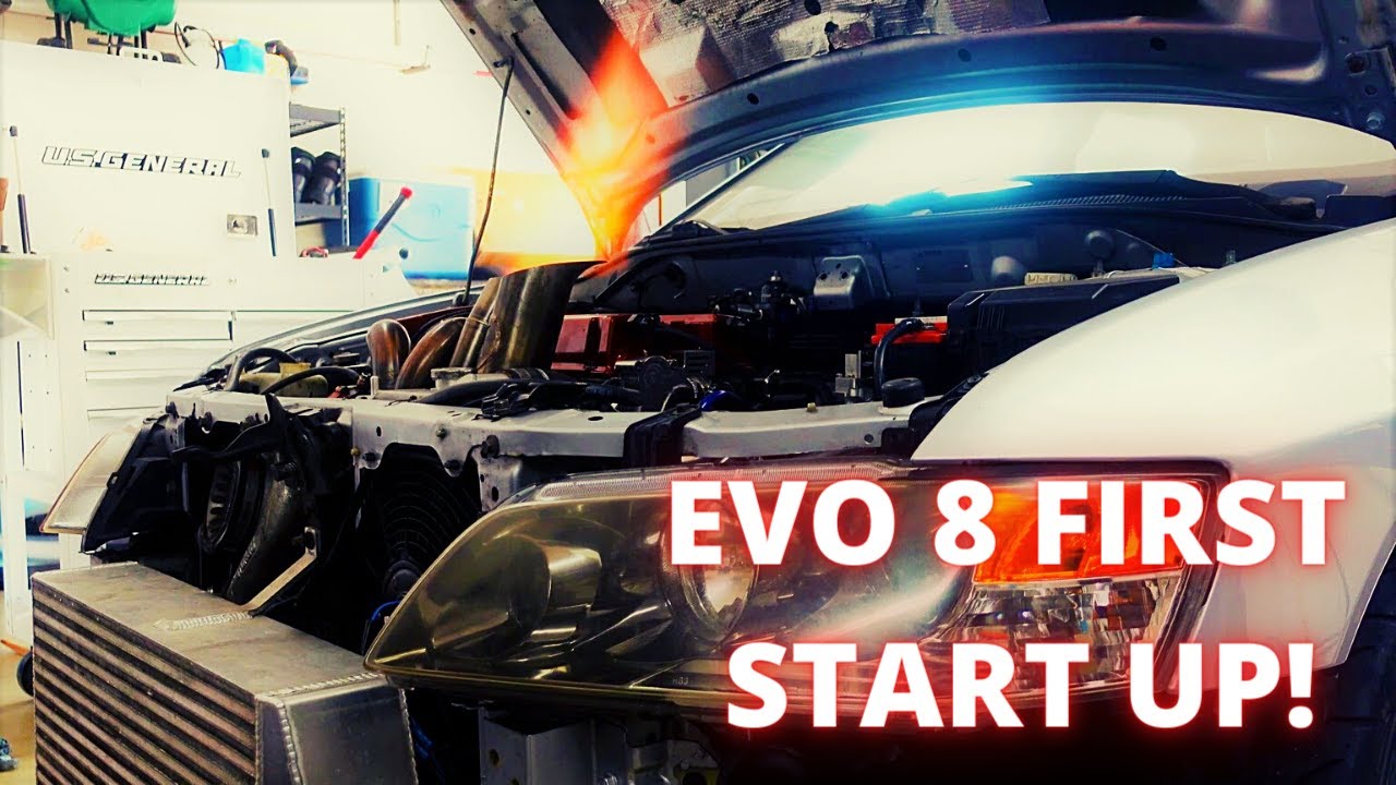 EVO 8 FIRST START UP! WILL IT RUN? - YouTube