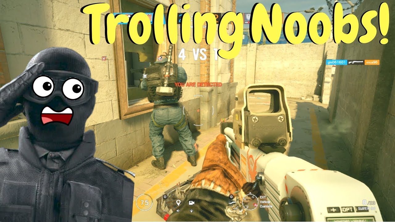 Free Weekend Trolling in Rainbow Six Siege - YouTube
