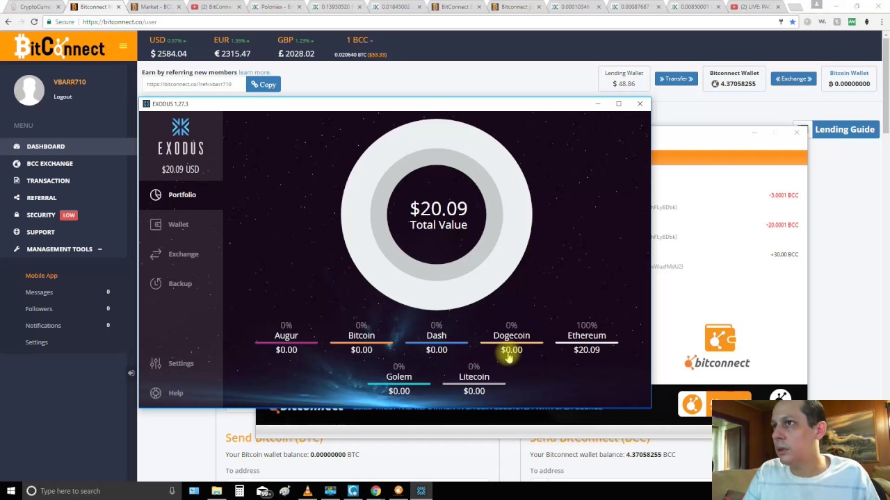 Crypto Investment Update Day 19 with Bitconnect