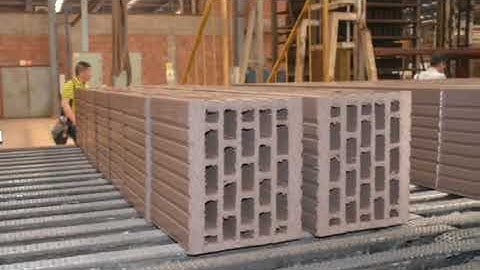 BBT automatic red clay hollow block making production line