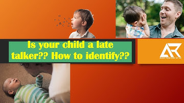 |Is your child a late talker? | How to identify?| How can a speech therapist help??|| Speech Therapy