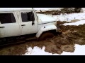 Russian off-road vehicle GAZ-33081 mudding