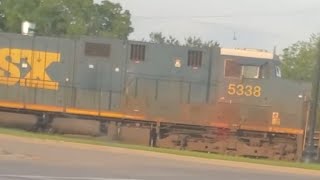 CSX 5338 leads M693 6/20/2022 With a Beautiful K5HL