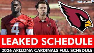 🚨Arizona Cardinals 2026 Schedule LEAKED - Instant Reaction & Analysis🚨