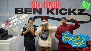 Celebrity BENJAMIN KICKZ 20+ PAIR CA$H OUT SNEAKER CON BAY AREA 2022 (DAY1)!! Net Worth