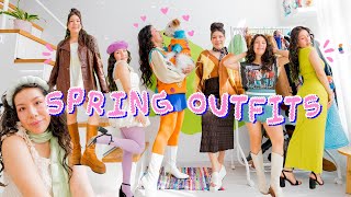 making spring outfits with YOUR theme suggestions! | 15 outfits for spring 🌸