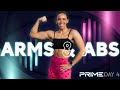 Lean arms  strong abs amrap workout  prime  day 4 athomeworkout strengthtraining