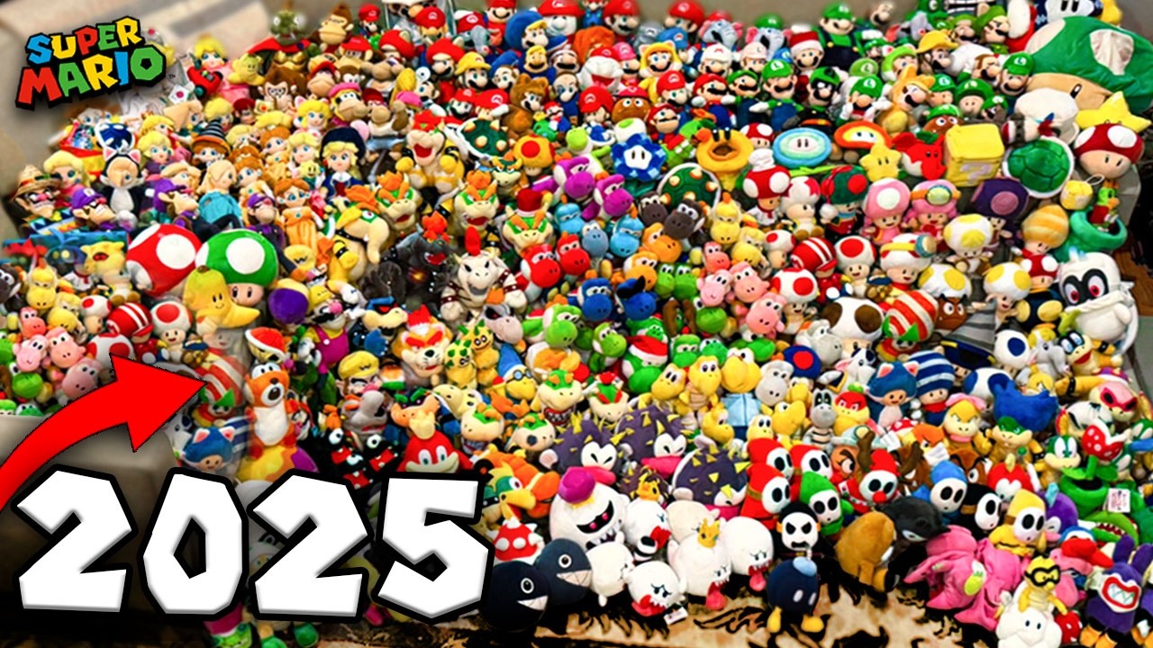 Коллекция плюшевых фигурок Марио! - 2025 - Джек-фонарь