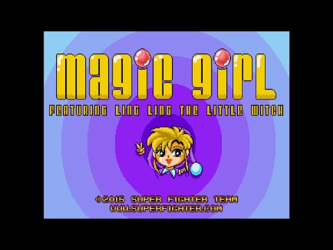 Magic Girl Featuring Ling Ling the Little Witch (Sega Mega Drive / Genesis) Longplay