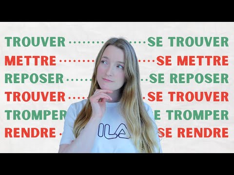 20フランス語の規則動詞と異なる意味の再帰動詞|二度とそれらを混同しないでください