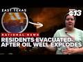 East Texas oil well explosion caught on camera leaves nearby residents shaken