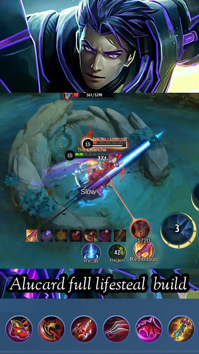 ALUCARD BEST BUILD 2023|ALUCARD VS ARGUS #shorts #mobilelegends