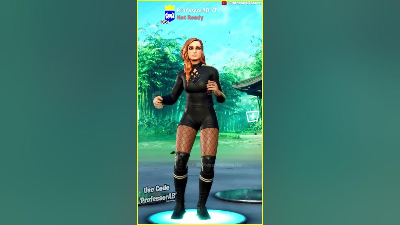 Fortnite x WWE: New Thicc 'Becky Lynch' Skin Showcased With Dances & Emotes  🍑😍❤️ 