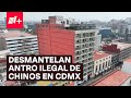 Chinos ofrecían drogas, prostitución y apuestas en edificio de CDMX - N+
