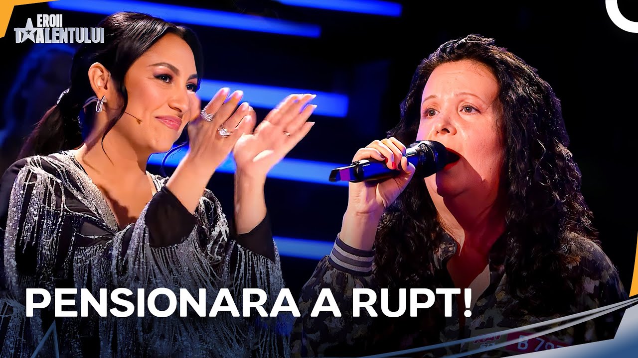 Pensionara A LĂSAT JURIUL MASCĂ! | Romanii au Talent