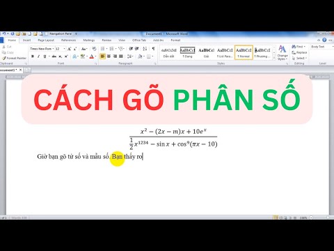 Video: Cách Thêm Công Thức Trong Word