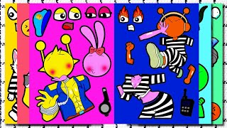 Sticker Book Asmr Incredibox Sprunki Pinkis New Love Oren Has Become The Loser Sus Mod