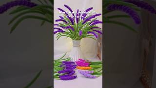How To Make Lenender Flowers With Fuzzy Wire Easy Flowers Crafts