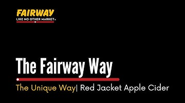 The Unique Way: Red Jacket Orchards Apple Cider