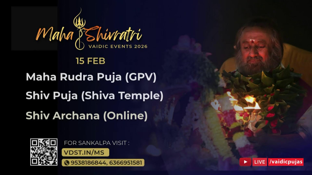 Rudra Puja with Gurudev