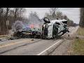 Craziest Police Dashcam Moments Wild PIT Maneuvers and High Speed Crashes! #29