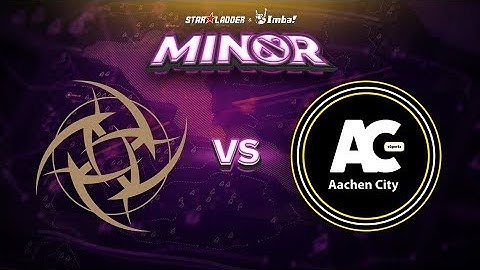 Ninjas in Pyjamas vs Aachen Game 1 - SL ImbaTV Minor EU Qualifier: Group Stage