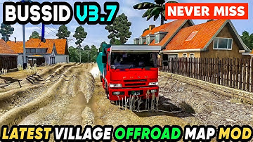 LATEST VILLAGE OFFROAD MAP MOD For Bus Simulator Indonesia || Bussid V3.7.1 || Offroad Gamers ||
